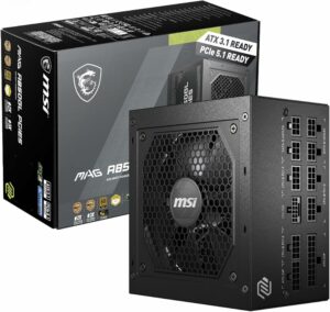 Alimentation MSI MAG A850GL PCIE5 850W 80+ Gold