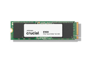 Crucial E100 Gen4 NVMe M.2 2280 SSD 1000Go – Jusqu’à 5000 MB/s