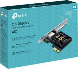 TP-Link TX201 – Carte Réseau PCIe 2.5 Gigabit Ethernet