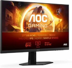 Écran AOC Gaming 27" FHD 180Hz IPS